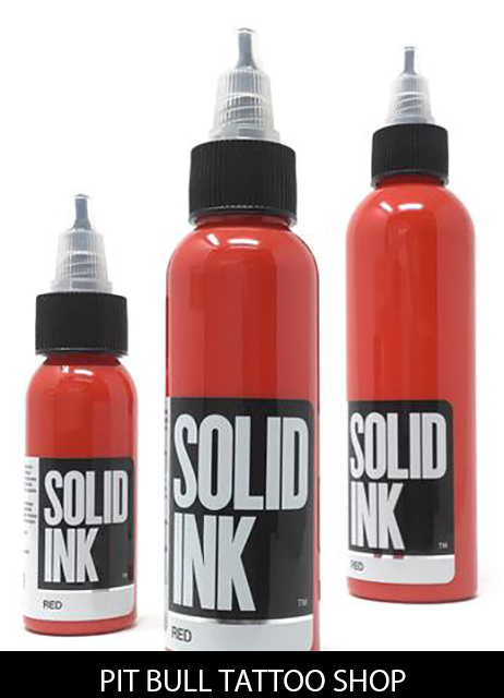 ソリッドインク タトゥーインク 1OZ/30ml SOLID INK REDの画像