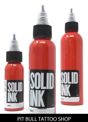 ソリッドインク タトゥーインク 1OZ/30ml SOLID INK RED画像