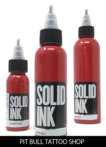 ソリッドインク タトゥーインク 1OZ/30ml SOLID INK SUPER RED画像