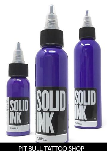 ソリッドインク タトゥーインク 1OZ/30ml SOLID INK PURPLE画像