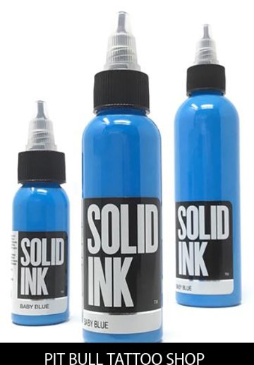 ソリッドインク タトゥーインク 1OZ/30ml SOLID INK BABY BLUEの画像