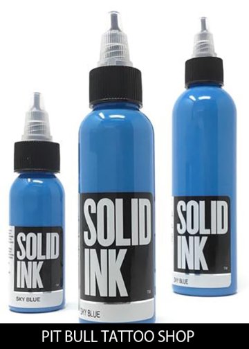 ソリッドインク タトゥーインク 1OZ/30ml SOLID INK SKY BLUE画像