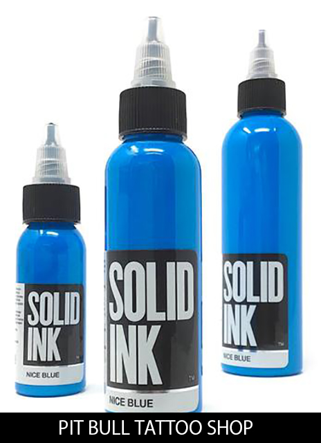ソリッドインク タトゥーインク 1OZ/30ml SOLID INK NICE BLUEの画像