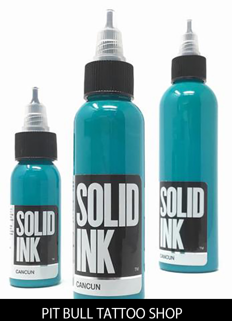 ソリッドインク タトゥーインク 1OZ/30ml SOLID INK CANCUN BLUEの画像