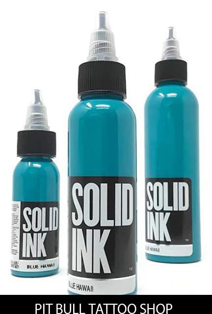 ソリッドインク タトゥーインク 1OZ/30ml SOLID INK BLUE HAWAIIの画像