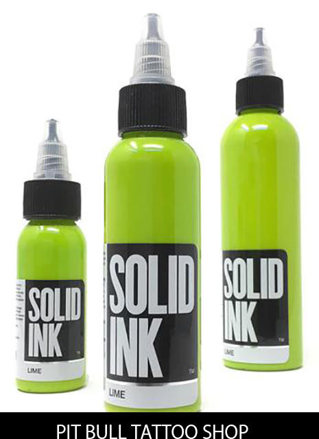 ソリッドインク タトゥーインク 1OZ/30ml SOLID INK LIME GREENの画像