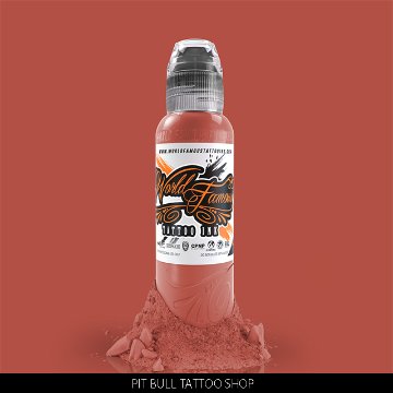 ワールドフェイマス タトゥーインク 1OZ/30ml　WORLD FAMOUS　TATTOO INK MARS SAND REDの画像