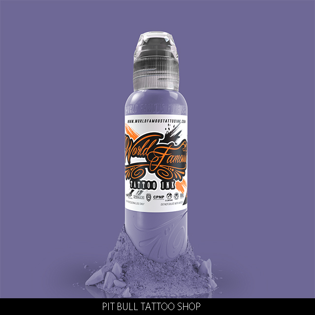 ワールドフェイマス タトゥーインク 1OZ/30ml　WORLD FAMOUS　TATTOO INK LONDON LAVENDER画像