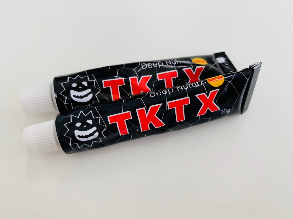 TKTXタトゥークリーム　35％　ブラックの画像