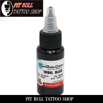 スターブライト タトゥーインク トライバル　ブラック　1OZ/30ml　 STARBRITE TATTOO INK TRIBAL BLACK画像