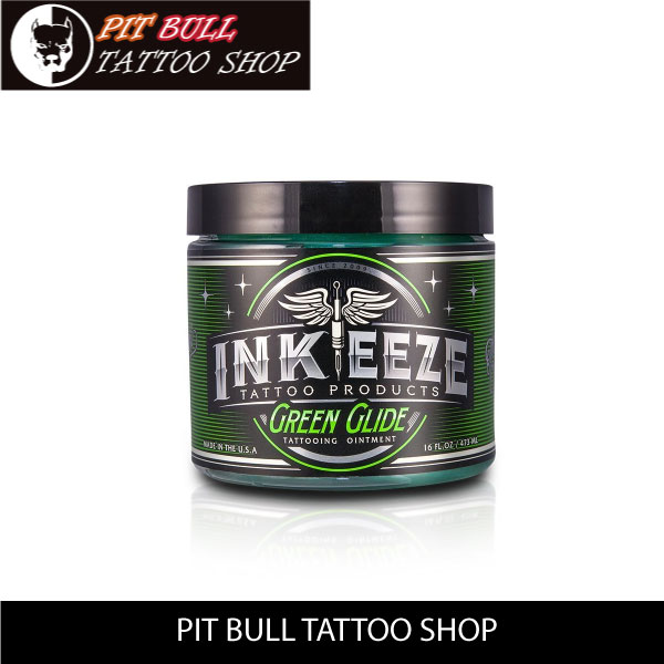 インクティーズ タトゥークリーム　グリーン　16OZ/473ml Inkteeze Tattoo Creamの画像