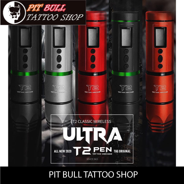 T2 クラシック ワイヤレスウルトラ ペン型タトゥーマシン｜PIT BULL タトゥーショップ