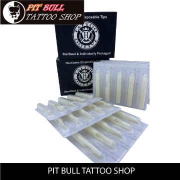 ラウンドライナー　RL プラスチック　チップ　50本セット　DISPOSABLE PLASTIC NOZZLE TATTOO NEEDLE TIPSの画像