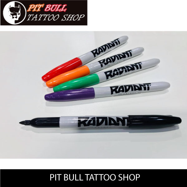 タトゥー・刺青用　ラディアン　ペン　5色セットの画像