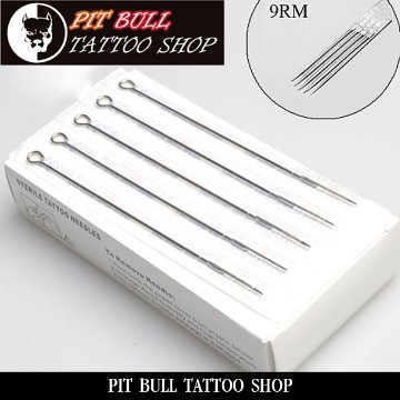 9ラウンドマグナムシェイダーニードル　　50本セット　9 ROUND MAGNUM TATTOO NEEDLES 50PCSの画像