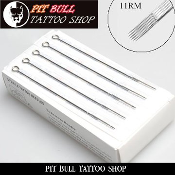 11ラウンドマグナムシェイダーニードル　　50本セット　11 ROUND MAGNUM TATTOO NEEDLES 50PCSの画像