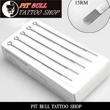 15ラウンドマグナムシェイダーニードル　　50本セット　15 ROUND MAGNUM TATTOO NEEDLES 50PCSの画像