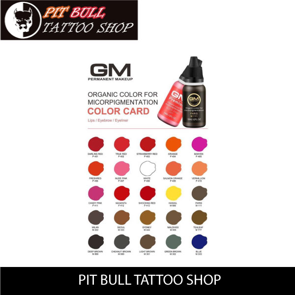 GM アートメイク用インク（アイブロウ） カラー複数あり　15mlの画像