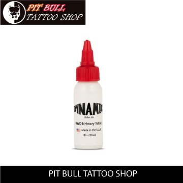 ダイナミック タトゥーインク ヘビーホワイト　1OZ/30ml　 DYNAMIC TATTOO INK　HEAVY WHITEの画像