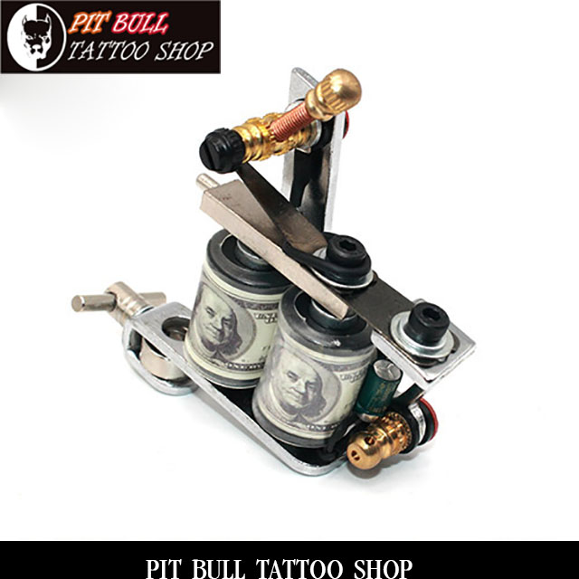 シルバー　ピュア　クーパー　10ラップ　タトゥーマシン　コイル式　SILVER PURE COPPER 10 WRAP COILS TATTOO MACHINE画像