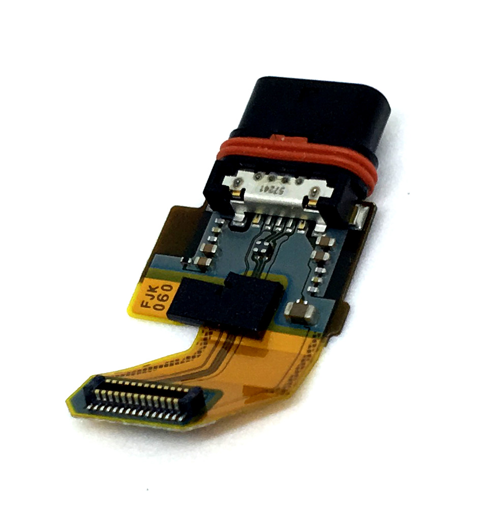 Xperia Z5 ドックコネクター Micro USB充電口 修理用部品 交換用パーツ エクスぺリアZ5 SONY SO-01H SOV32 メール便なら送料無料画像