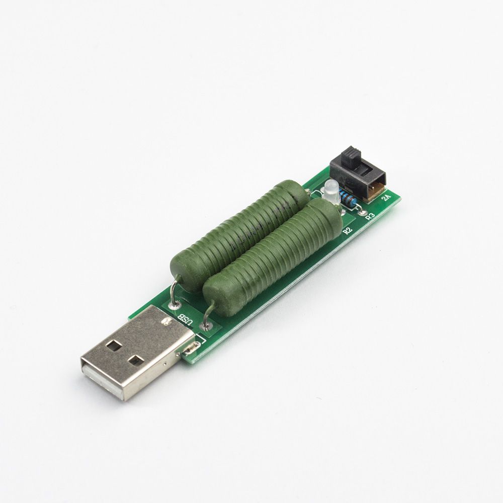 USB 充電電流検出負荷試験装置 2A 1A 放電 劣化 負荷テスト用 USBモジュール メール便なら送料無料画像