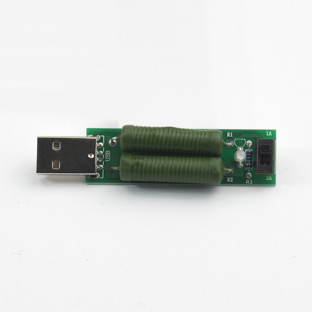 USB 充電電流検出負荷試験装置 2A 1A 放電 劣化 負荷テスト用 USBモジュール メール便なら送料無料画像