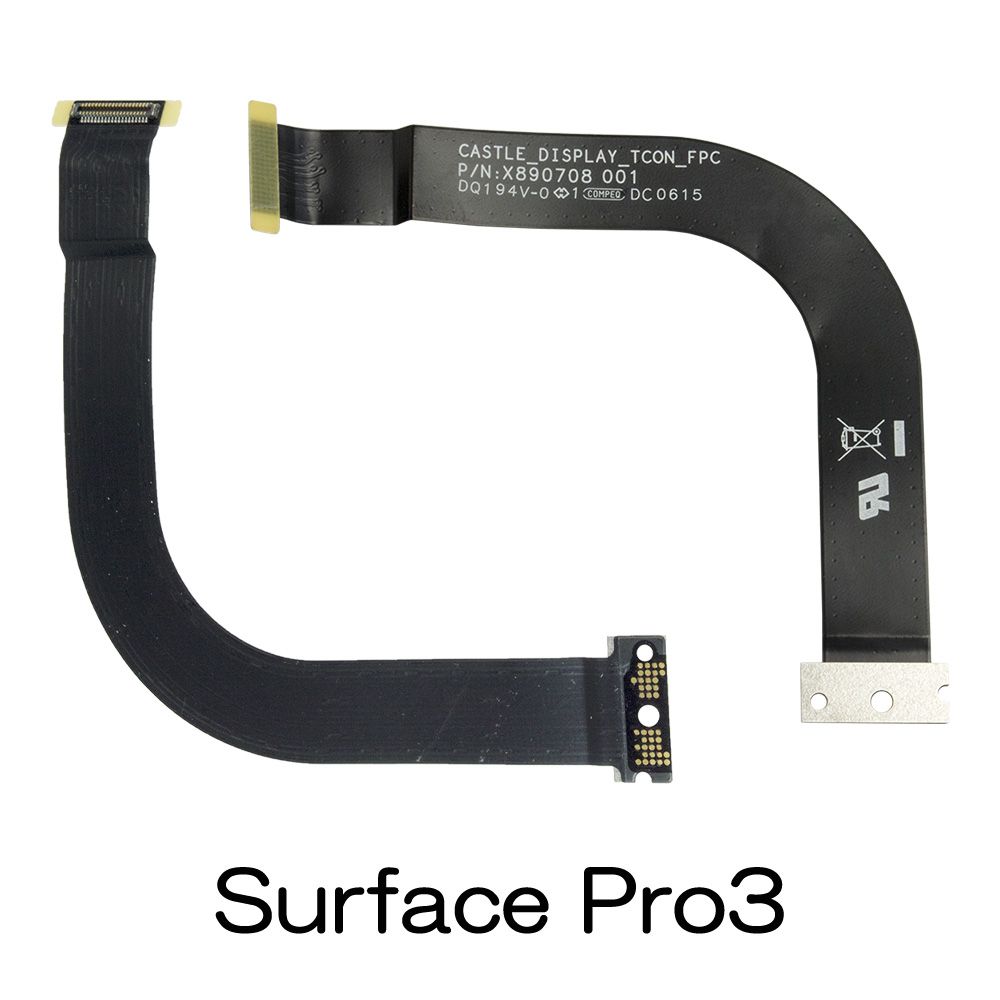 Surface Pro LCD フレックスケーブル 液晶ケーブル 修理交換用パーツ Microsoft Pro3 4 5 6 7 サーフェス メール便なら送料無料画像