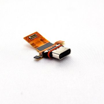 Xperia XZ Premium ドックコネクター Type-C USB 充電口 修理用部品 交換用パーツ エクスぺリアXZプレミアム SO-04J メール便なら送料無料画像
