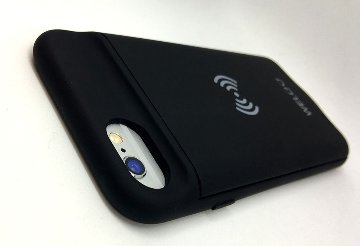 WELUV iPhone6,6s,7,8 モバイルバッテリー内蔵ケース Qiワイヤレス充電対応 2400mAh メール便なら送料無料画像