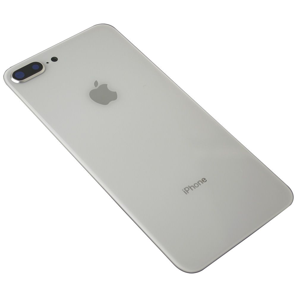 iPhone8 Plus】 バックパネル ホワイト アイフォン修理用背面ガラス 