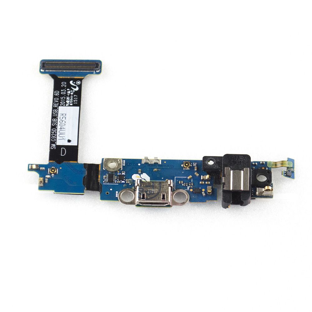 Galaxy S6 Edge ドックコネクター Micro USB充電口 修理用部品 交換用パーツ ギャラクシーS6エッジ SM-G925D SC-04G SCV31 404SC メール便なら送料無料画像