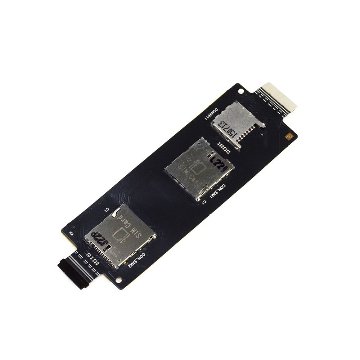 ZenFone2 メインボードフレックスケーブル Simカード microSD スロット 基板接続 修理用部品 交換用パーツ ゼンフォン2 ZE551ML メール便なら送料無料画像