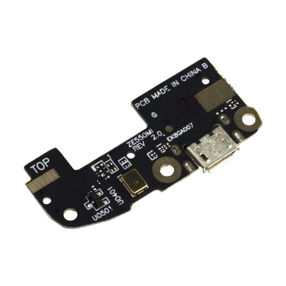 Asus Zenfone2 ドックコネクター Micro USB充電口 修理用部品 交換用パーツ ゼンフォン2 ZE551ML メール便なら送料無料画像