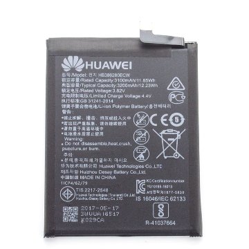 Huawei P10 内蔵互換バッテリー 交換用電池パック HB386280ECW ファーウェイ スマホ修理用部品 交換用パーツ メール便なら送料無料画像