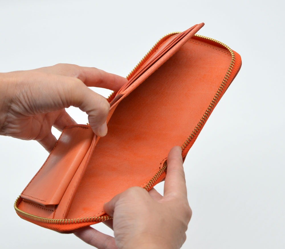 二つ折りファスナー財布（S4）画像