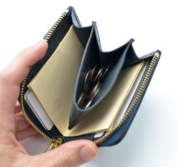 L字ファスナーミニ財布（S6）画像