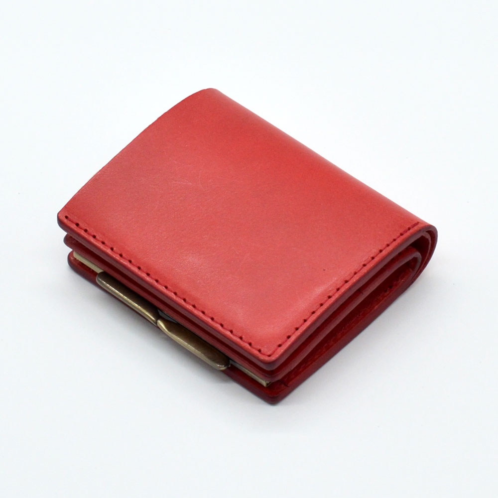がま口二つ折り財布（S7）｜Ponte(ポンテ)革製品オーダーメイド専門店