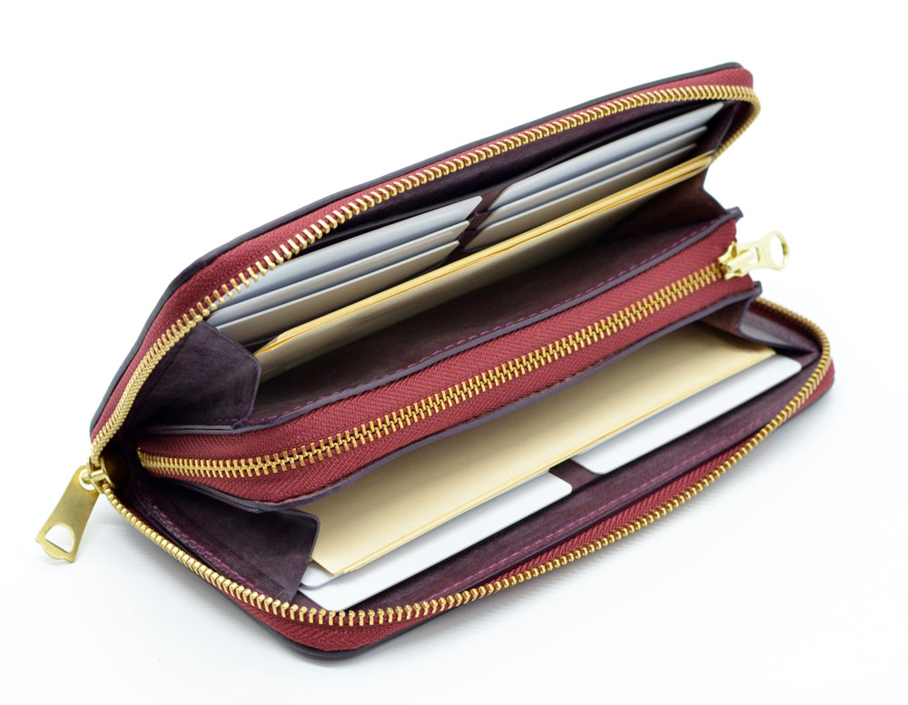 ポケット追加　小銭が見やすいファスナー財布（F2）の画像