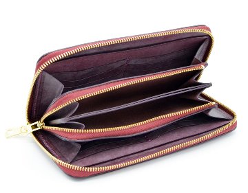 ポケット追加　小銭が見やすいファスナー財布（F2）の画像