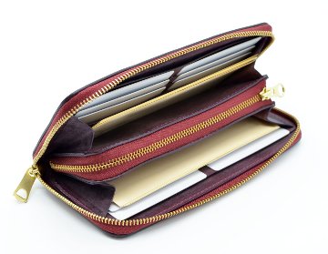 ポケット追加　小銭が見やすいファスナー財布（F2）の画像