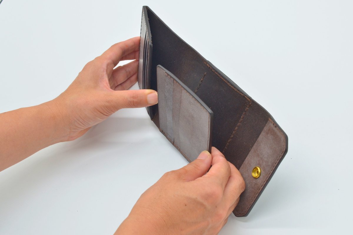 外付け小銭のミニ財布（S9）の画像