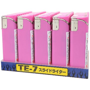 TE7スライド電子ライター ピンクの画像