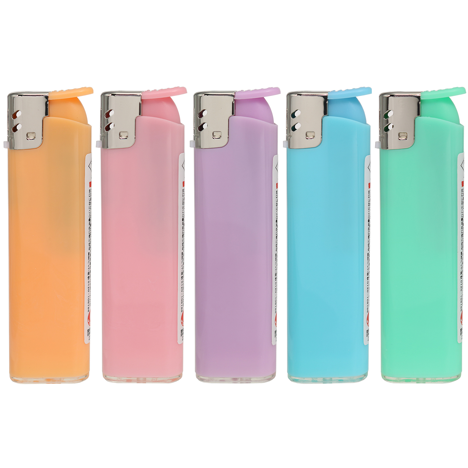 スイーパー電子ライター パステルカラー5色セットの画像