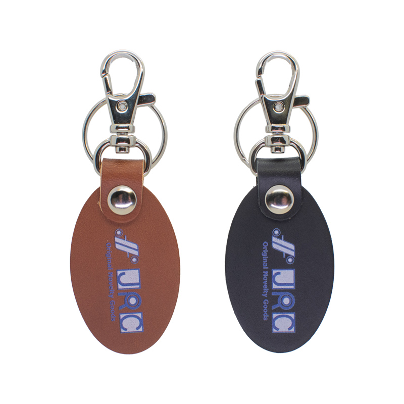 新牛革キーホルダー　カラー印刷の画像