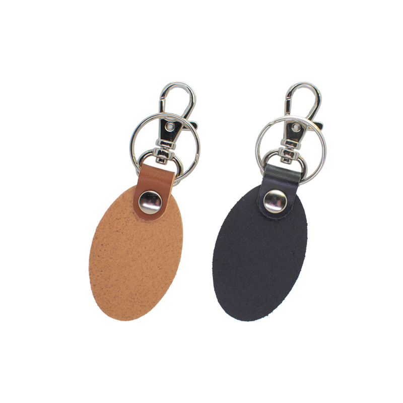 新牛革キーホルダー　カラー印刷の画像