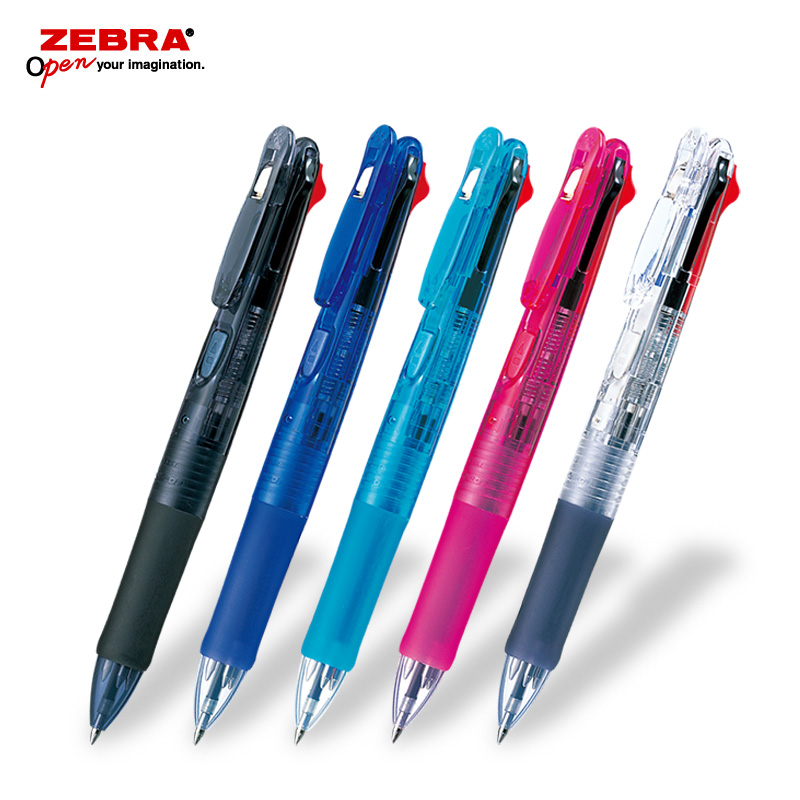 ゼブラ クリップオンG 4C 4色ボールペン フルカラー印刷画像