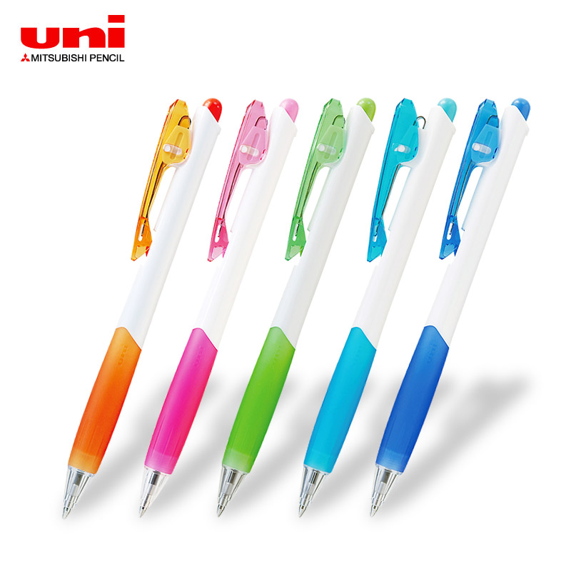 三菱ユニ クリフター ボールペン 白軸 フルカラー印刷の画像
