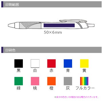 三菱ユニ ジェットストリーム 0.7 フルカラー印刷画像