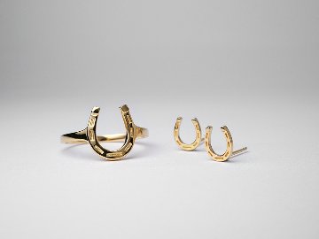 K18 ホースシュー ピアス rph48937623の画像